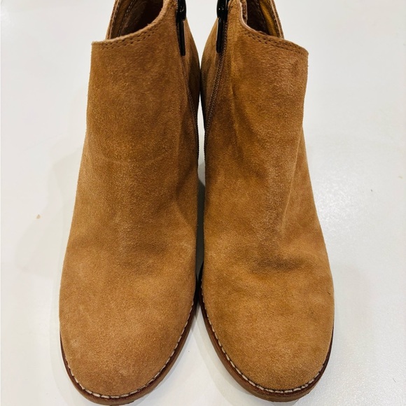 Lucky Brand Shoes - Lucky Brand Brown Suede Ankle Boots with side zip closure size 8.5